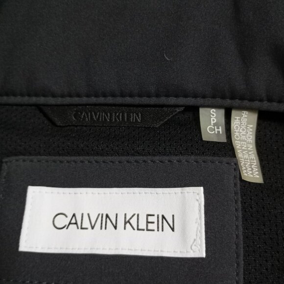 Calvin Klein Mens Gray Softshell Jacket S - Picture 2 of 12